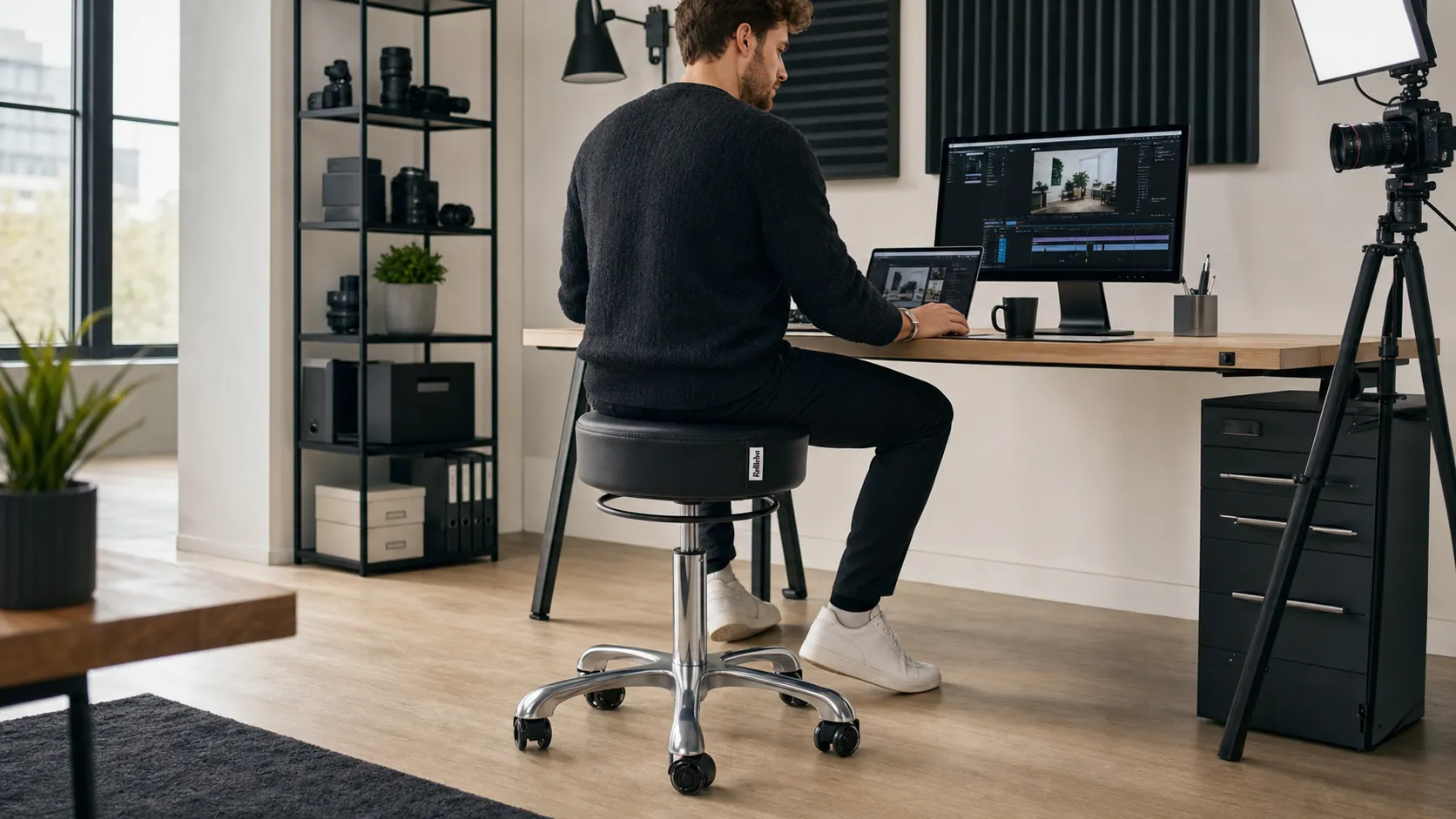 Modernes Buero und Studio als Einsatzbereich fuer den Rollieba RB01